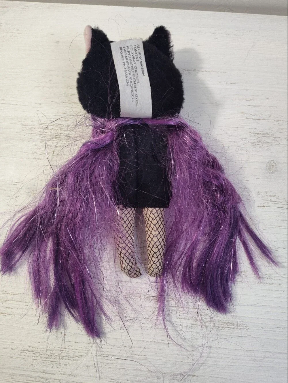 Na Na Na Surprise Tuesday Meow Doll Kitty Cat Purple Hair Green Eyes 7.5